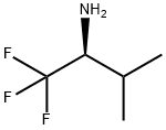 2-Butanamine, 1,1,1-trifluoro-3-methyl-, (2S)- Struktur