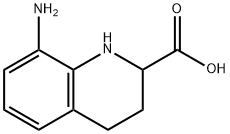 8-Amino-1,2,3,4-tetrahydroquinoline-2-carboxylic acid Structure