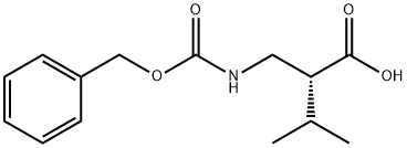 Cbz-(R)-2-(aminomethyl)-3-methylbutanoic acid Struktur