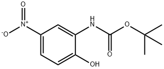 tert-butyl (2-hydroxy-5-nitrophenyl)carbamate Struktur