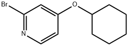 2-bromo-4-(cyclohexyloxy)Pyridine Structure