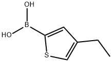 (4-乙基噻吩-2-基)硼酸, 1142946-75-5, 结构式