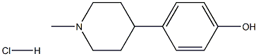 4-(1-methylpiperidin-4-yl)phenol hydrochloride Structure