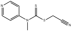 Cyanomethyl methyl(4-pyridyl)carbamodithioate
		
	|-氰基甲基- N -甲基- N -(吡啶-4-基)二硫代氨基甲酸