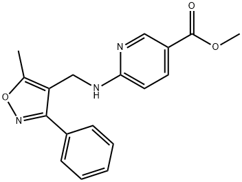 Methyl 6-(((5-methyl-3-phenylisoxazol-4-yl)methyl)amino)nicotinate|