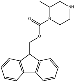 (9H-Fluoren-9-yl)methyl 2-methylpiperazine-1-carboxylate Structure