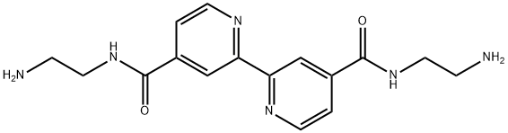 4,4'-bis[(2-aminoethyl)aminocarbonyl]-2,2'-bipyridine Structure