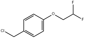 1-(Chloromethyl)-4-(2,2-Difluoroethoxy)Benzene 化学構造式