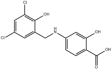 4-((3,5-Dichloro-2-hydroxybenzyl)amino)-2-hydroxybenzoic acid