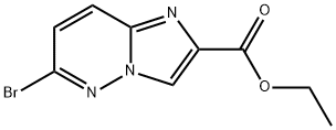 ethyl 6-bromoimidazo[1,2-b]pyridazine-2-carboxylate Struktur