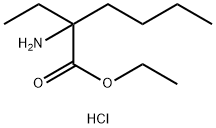 2-氨基-2-乙基己酸乙酯盐酸盐,1187930-64-8,结构式