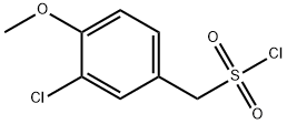 (3-chloro-4-methoxyphenyl)methanesulfonyl chloride Structure