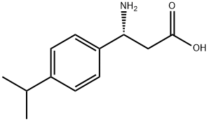 (R)-3-氨基-3-(4-异丙基苯基)丙酸,1196690-98-8,结构式