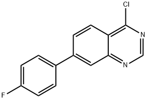 4-Chloro-7-(4-fluorophenyl)quinazoline,1197199-75-9,结构式