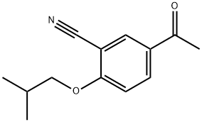 1-(3-cyano-4-isobutoxyphenyl)ethanone Structure