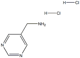 ピリミジン-5-イルメタンアミン二塩酸塩 化学構造式