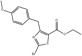 Ethyl 2-bromo-4-(4-methoxybenzyl)thiazole-5-carboxylate|