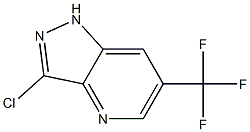 3-Chloro-6-(trifluoromethyl)-1H-pyrazolo[4,3-b]pyridine Structure