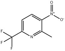 2-Methyl-3-nitro-6-trifluoromethyl-pyridine Struktur