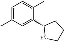 (2S)-2-(2,5-DIMETHYLPHENYL)PYRROLIDINE Struktur