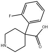 4-(2-Fluorophenyl)piperidine-4-carboxylic acid Structure