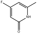 4-氟-6-甲基吡啶-2(1H)-酮 结构式