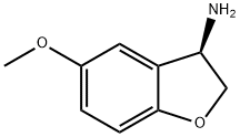 (3R)-5-METHOXY-2,3-DIHYDRO-1-BENZOFURAN-3-AMINE Struktur