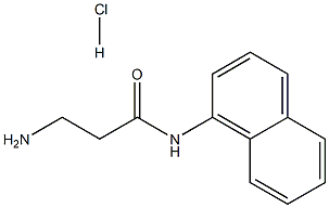 3-amino-N-(naphthalen-1-yl)propanamide hydrochloride Structure