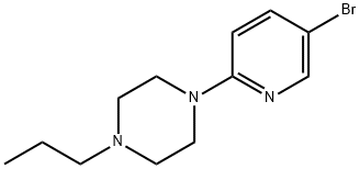 2-(4-丙基哌嗪)-5-溴吡啶, 1248160-21-5, 结构式