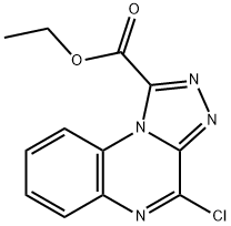 4-Chloro-[1,2,4]Triazolo[4,3-A]Quinoxaline-1-Carboxylic Acid Ethyl Ester 化学構造式