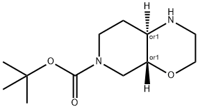 Trans-Tert-Butylhexahydro-1H-Pyrido[3,4-B][1,4]Oxazine-6(7H)-Carboxylate Struktur
