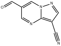 6-formylpyrazolo[1,5-a]pyrimidine-3-carbonitrile Structure