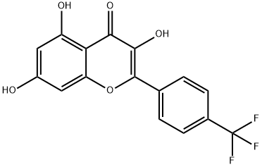 3,5,7-trihydroxy-2-(4-(trifluoromethyl)phenyl)-4H-chromen-4-one