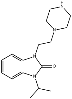 1-异丙基-3-(2-(哌嗪-1-基)乙基)-1H-苯并[D]咪唑-2(3H)-酮 结构式