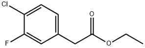 ethyl 2-(4-chloro-3-fluorophenyl)acetate Structure