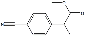 Methyl 2-(4-cyanophenyl)propanoate Structure