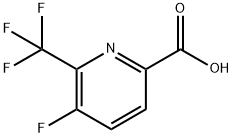 5-氟-6-(三氟甲基)吡啶甲酸,1256802-73-9,结构式