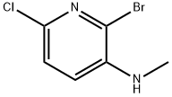 (2-BROMO-6-CHLORO-PYRIDIN-3-YL)-METHYL-AMINE, 1256836-74-4, 结构式