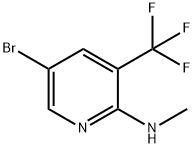 (5-Bromo-3-trifluoromethyl-pyridin-2-yl)-methyl-amine Struktur