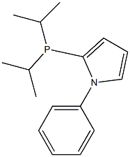 2-(diisopropylphosphino)-1-phenyl-1H-pyrrole Struktur