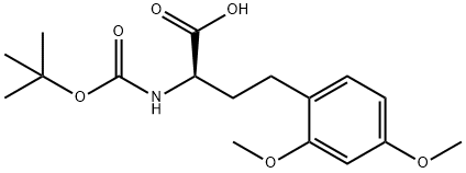 Boc-2,4-dimethoxy-D-homophenylalanine Struktur