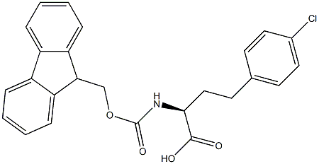 N-Fmoc-4-chloro-L-homophenylalanine Structure