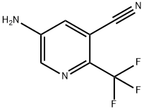 5-氨基-2-(三氟甲基)烟酸腈,1260790-47-3,结构式