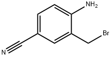 4-amino-3-(bromomethyl)benzonitrile Structure