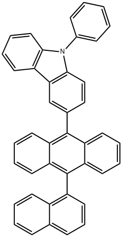 9-(9-phenylcarbazole-3-yl)-10-(naphthalene-1-yl)anthracene Structure