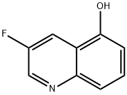 3-フルオロキノリン-5-オール 化学構造式