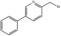 2-(溴甲基)-5-苯基吡啶, 126268-58-4, 结构式