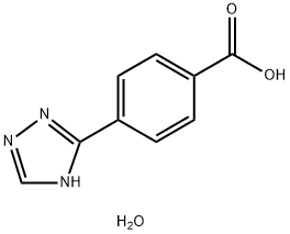 4-(1H-1,2,4-Triazol-5-yl)benzoic acid hydrate|4-(1H-1,2,4-三唑-3-基)苯甲酸水合物