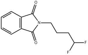 2-(4,4-二氟丁基)异吲哚啉-1,3-二酮 结构式