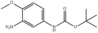 (3-氨基-4-甲氧基苯基)氨基甲酸叔丁酯,1267028-34-1,结构式